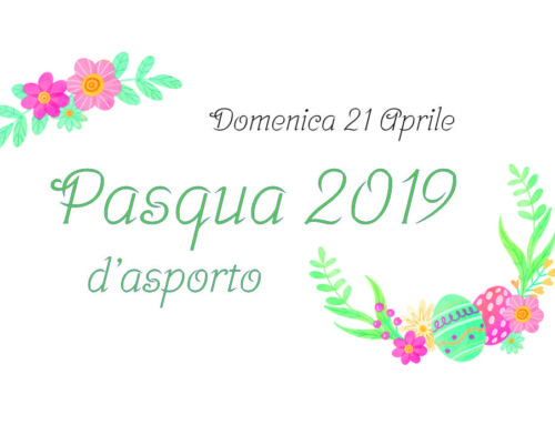 Menu’ di Pasqua 2019 d’asporto
